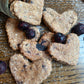 Blueberry Cobbler Hearts